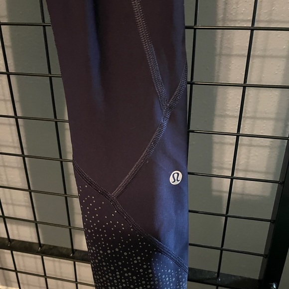 Purple and Black Leggings - Picture 2 of 5